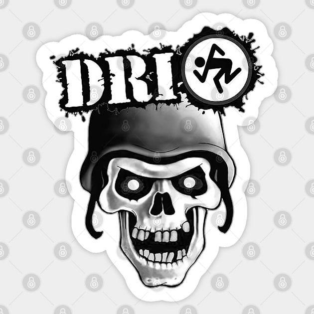 DRI - Dirty Rotten Imbeciles Sticker by CosmicAngerDesign